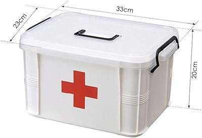 Trousse de premiers soins à domicile en plastique boîte médicale portable. Ne cherchez plus, DIAYTAR COTE D'IVOIRE  est là pour vous offrir des produits discount de qualité supérieure. Que vous ayez besoin d'appareils électroménagers performants, de vêtements tendance ou de gadgets innovants, notre boutique en ligne propose des offres exceptionnelles dans tous les domaines, tandis que votre portefeuille reste protégé.