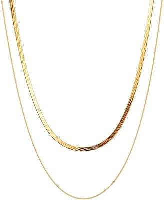 Chaîne serpent double couche à chevrons collier avec pendentif en or pour femmes et filles. Rendez votre shopping en ligne encore plus satisfaisant avec DIAYTAR COTE D'IVOIRE . Notre boutique propose une grande variété de produits discount pour tous les aspects de votre vie, de l'équipement de la maison aux gadgets à la mode. Profitez de nos prix compétitifs et trouvez des offres incroyables sur tous vos achats !