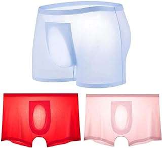 Culottes de sous vêtements sexy ultra minces en soie glacée pour hommes slips fins légers et doux. Rejoignez DIAYTAR COTE D'IVOIRE, votre boutique en ligne pour des articles discount de qualité. Des essentiels de la maison aux dernières tendances en matière de mode et de gadgets high-tech, nous proposons une sélection variée à des prix compétitifs. Faites des bonnes affaires dès maintenant et profitez d'un shopping en ligne facile et pratique.
