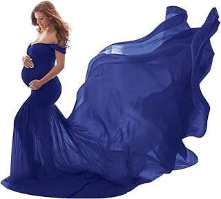 Robe de photographie pour femmes enceintes sirène épaules dénudées en mousseline. DIAYTAR COTE D'IVOIRE, votre destination shopping en ligne inégalée. Avec une variété étendue de produits discount pour la maison, l'électroménager, l'informatique, la mode et les gadgets, vous pouvez vous attendre à des offres exceptionnelles et à des économies considérables, tout en bénéficiant d'une expérience de shopping pratique et personnalisée.