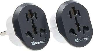 Adaptateur multifonction narken tc 2 pièces paquet ue vers prise universelle max