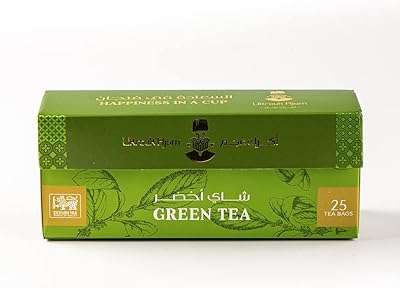 Thé vert pur de ceylan ukrouk ajam (25 sachets). Besoin de dépenser moins sans renoncer à la qualité ? DIAYTAR COTE D'IVOIRE  est là pour vous ! Explorez notre catalogue en ligne et découvrez une multitude de produits discount pour la maison, l'électroménager, l'informatique et la mode, qui répondront à tous vos besoins tout en respectant votre budget.