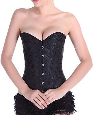 Corset de mariée corset crochet avant et fermeture en dentelle au dos. DIAYTAR COTE D'IVOIRE  - La référence en ligne pour des achats malins ! Explorez notre catalogue varié incluant des produits discount pour la maison, l'électroménager, l'informatique et la mode. Optez pour la qualité à petit prix et ne manquez pas nos promotions exclusives.