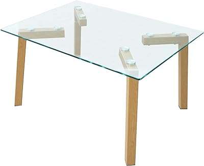 Table basse moderne en verre mahmayi | de forme ronde pour salon. DIAYTAR COTE D'IVOIRE  - votre adresse en ligne pour des achats malins. Profitez de nos prix réduits sur une large gamme de produits, d'une sélection d'articles pour la maison aux dernières tendances de la mode, en passant par les équipements électroniques et les accessoires informatiques. Sans compromis sur la qualité, nous rendons le shopping abordable pour tous.