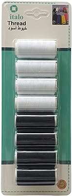 8 morceaux de fil à coudre en polyester filé pour usage général de couture et réparation. Découvrez DIAYTAR COTE D'IVOIRE, votre nouvelle destination pour des achats discount en ligne. Parcourez notre large assortiment de produits allant des articles pour la maison aux appareils électroniques, en passant par la mode et les gadgets, et bénéficiez de réductions incroyables. Ne cherchez plus ailleurs, nous avons tout ce qu'il vous faut à des prix compétitifs.