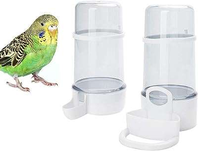 2 pièces bouteille d'eau automatique pour oiseaux à cage suspendue transparente. Ne payez pas le prix fort, optez pour DIAYTAR COTE D'IVOIRE  et économisez sur tous vos achats ! Notre boutique en ligne vous propose une large gamme de produits discount pour équiper votre maison, des meubles élégants aux derniers gadgets électroniques. Bénéficiez de réductions imbattables sur les appareils informatiques de pointe et restez tendance avec nos vêtements et accessoires à petits prix. Profitez d'une expérience d'achat sans stress avec une livraison rapide et un service client exceptionnel !