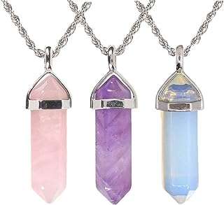 3 pièces ensemble collier pendentif balle en pierres précieuses naturelles pendentifs. DIAYTAR COTE D'IVOIRE  - votre destination pour des produits de qualité à prix réduits. Parcourez notre boutique en ligne pour trouver des offres exceptionnelles sur des articles de maison, d'électroménager, de mode et de gadgets, et économisez tout en enchérissant votre style de vie.