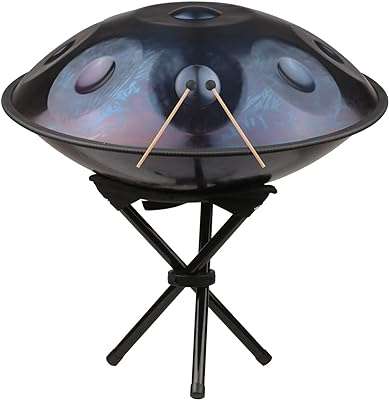 Babebski 22" tambour à main 10 notes en acier inoxydable avec support de maillet. DIAYTAR COTE D'IVOIRE  - La boutique en ligne qui vous offre des prix imbattables sur une large gamme de produits discount. Ajoutez du style à votre maison avec nos articles de décoration, simplifiez votre quotidien avec des électroménagers modernes, restez connecté avec nos gadgets technologiques et adoptez les dernières tendances de la mode sans vous ruiner. Faites de bonnes affaires à chaque achat chez nous !