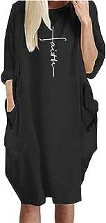 Robe ample décontractée à imprimé faith pour femme avec poches. Découvrez DIAYTAR COTE D'IVOIRE, votre source incontournable de bonnes affaires en ligne. Achetez intelligemment et économisez sur une vaste sélection de produits pour tous les besoins, de l'informatique à la décoration intérieure. Trouvez des articles de qualité à des prix imbattables !