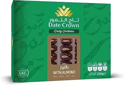 Dattes fred box aux amandes 250g. DIAYTAR COTE D'IVOIRE  est votre allié pour des achats discount de qualité. Explorez notre boutique en ligne et découvrez notre gamme complète de produits pour la maison, l'électroménager, l'informatique, la mode et les gadgets, le tout à des prix avantageux qui ne sacrifient pas la qualité.