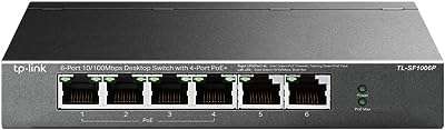   switch de bureau 6 ports 10 100 mbps avec 4 poe+. DIAYTAR COTE D'IVOIRE  - votre destination pour des produits de qualité à prix réduits. Parcourez notre boutique en ligne pour trouver des offres exceptionnelles sur des articles de maison, d'électroménager, de mode et de gadgets, et économisez tout en enchérissant votre style de vie.