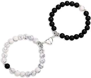 Posiche 2pcs bracelet magnétique à breloques hommes femmes avec coeur d'amour aimants en pierre. Maximisez votre budget chez DIAYTAR COTE D'IVOIRE, votre destination en ligne pour des affaires imbattables. Nous vous offrons une gamme complète de produits discount, allant des articles de la maison à l'électroménager, de l'informatique à la mode. Faites des économies sans compromettre la qualité avec DIAYTAR COTE D'IVOIRE !