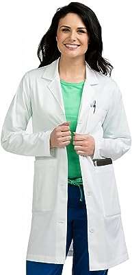 Blouse de laboratoire blanche longue de 37 pouces pour femmes med couture. En quête de produits de qualité à des prix abordables ? DIAYTAR COTE D'IVOIRE  est là pour vous servir. Parcourez notre boutique en ligne et découvrez notre assortiment exhaustif d'articles discount, couvrant tous les univers, de la maison à l'électroménager, en passant par l'informatique, la mode et les gadgets. Vivez une expérience de shopping unique en profitant de tarifs exceptionnels et faites de bonnes affaires en ligne.