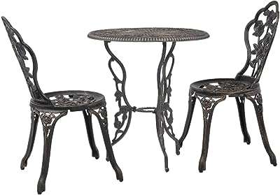 Xl ensemble bistro 3 pièces résistant aux intempéries durable extérieur. DIAYTAR COTE D'IVOIRE, le paradis du shopping en ligne à prix discount ! Naviguez à travers notre large gamme de produits discount soigneusement sélectionnés pour votre maison, votre cuisine, votre dressing et bien plus encore. Faites de bonnes affaires et offrez-vous les dernières tendances à petits prix, tout en restant à l'affût des nouveautés.