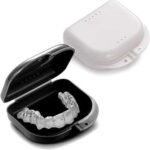 Pack de 2 appareils de contention orthodontiques avec protège dents et pour (noir. DIAYTAR COTE D'IVOIRE  - Le paradis des bonnes affaires en ligne ! Avec notre large éventail de produits discount, vous trouverez tout ce dont vous avez besoin à des prix incroyablement bas. Des articles pour la maison aux appareils électroménagers, des ordinateurs aux vêtements à la mode, des gadgets uniques aux accessoires indispensables, nous sommes votre guichet unique pour des économies inégalées !