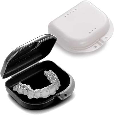 Pack de 2 appareils de contention orthodontiques avec protège dents et pour (noir. DIAYTAR COTE D'IVOIRE  - Le paradis des bonnes affaires en ligne ! Avec notre large éventail de produits discount, vous trouverez tout ce dont vous avez besoin à des prix incroyablement bas. Des articles pour la maison aux appareils électroménagers, des ordinateurs aux vêtements à la mode, des gadgets uniques aux accessoires indispensables, nous sommes votre guichet unique pour des économies inégalées !
