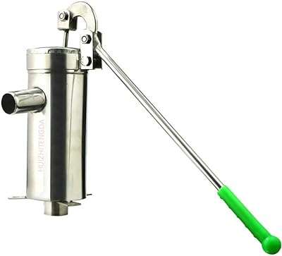 Pompe manuelle en acier inoxydable pompe d'aspiration de 125" pour jardin. Ne cherchez plus ailleurs, DIAYTAR COTE D'IVOIRE  est là pour vous offrir des produits à prix cassés. Parcourez notre boutique en ligne et découvrez notre large sélection de produits allant de la maison à l'électroménager, de l'informatique à la mode. Profitez de nos prix discount exceptionnels pour réaliser de grandes économies.