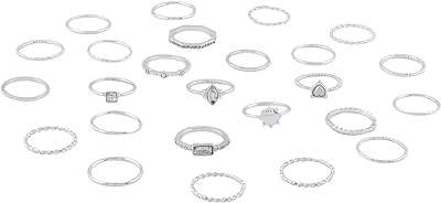 Zaveri ensemble de 25 bagues en argent zpfk10583 métal diamants. Préparez-vous à des économies massives avec DIAYTAR COTE D'IVOIRE . Nous offrons une sélection variée de produits discount, allant des articles ménagers aux gadgets en passant par l'électronique et la mode. Achetez intelligemment et profitez de prix avantageux sur tous vos achats chez nous.
