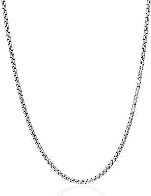 ̂ collier rond en argent massif véritable chaîne robuste en rhodium. DIAYTAR COTE D'IVOIRE  - Votre fournisseur en ligne pour des produits de qualité à des prix discount. Explorez notre boutique en ligne pour trouver des offres incroyables sur des articles allant des accessoires de mode aux appareils électroniques, en passant par les produits de jardinage et les jouets pour enfants.