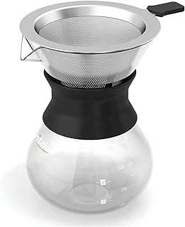 Cafetière goutte à avec filtre réutilisable en acier inoxydable goutteur de café. Bienvenue chez DIAYTAR COTE D'IVOIRE, votre destination en ligne pour des prix imbattables ! Découvrez notre vaste choix d'articles discount, des essentiels pour la maison aux appareils électroménagers, en passant par l'informatique, la mode et les gadgets tendance, le tout à des tarifs défiant toute concurrence.