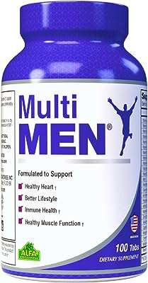 Multi men 100 comprimés complément alimentaire vitamines & minéraux herbes. Ne payez pas plus cher ! DIAYTAR COTE D'IVOIRE  vous offre des produits discount de qualité supérieure à des prix abordables. Découvrez notre large sélection d'articles pour la maison, l'électroménager, l'informatique, la mode et les gadgets les plus recherchés. Visitez notre site dès maintenant et bénéficiez de nos offres exclusives pour économiser sur tous vos achats.