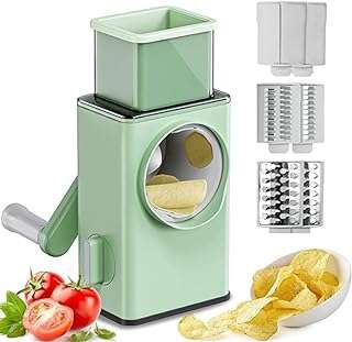 Trancheuse à légumes yemim tambour rotatif fruits fromage noix mandoline de cuisine. Trouvez des bonnes affaires tous les jours sur DIAYTAR COTE D'IVOIRE, votre boutique en ligne incontournable. Avec notre large gamme de produits discount allant de la maison à l'électroménager, de l'informatique à la mode et aux gadgets, vous êtes assuré de trouver ce que vous cherchez à prix abordable. Ne manquez pas nos offres spéciales et achetez en toute confiance dès aujourd'hui!
