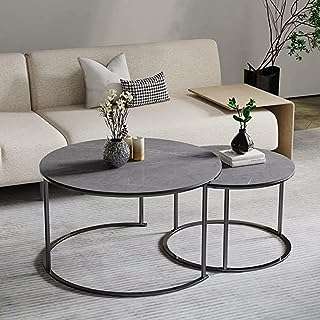 Table ronde gigogne en marbre : lot de 2 tables basses. Révolutionnez votre façon de magasiner en ligne avec DIAYTAR COTE D'IVOIRE . Notre plateforme propose une multitude de produits discount, allant des appareils ménagers aux accessoires de mode à des prix défiant toute concurrence. Profitez de l'expérience shopping idéale tout en réalisant des économies importantes.