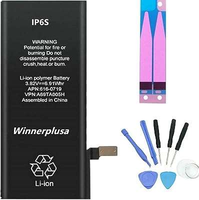 Batterie winner plus pour iphone 6s. En quête de produits discount de qualité ? DIAYTAR COTE D'IVOIRE  est là pour vous satisfaire ! Explorez notre boutique en ligne et découvrez notre vaste gamme de produits pour la maison, l'électroménager, l'informatique et la mode. Obtenez des articles de dernière tendance à des prix incroyables et faites des économies substantielles.