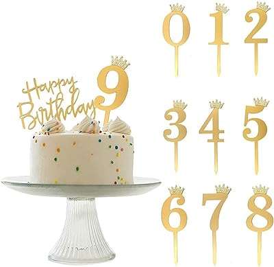 0 9 couronne acrylique joyeux anniversaire gâteau topper or mariage fête d'anniversaire décorations ensemble de 11. Get ready to save big on all your shopping needs at DIAYTAR COTE D'IVOIRE . From home essentials to cutting-edge electronics, stylish fashion pieces, and trendy gadgets, our online store is filled with an extensive range of discounted products that cater to your every need while keeping your budget intact.