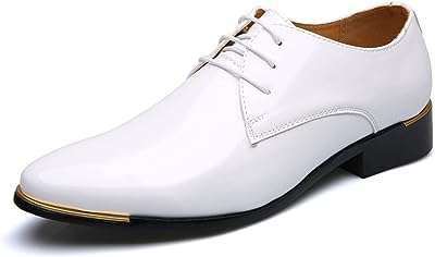 Chaussures décontractées formelles pour hommes bout pointu cuir verni à enfiler la mode et polyvalentes. Trouvez tout ce dont vous avez besoin chez DIAYTAR COTE D'IVOIRE, votre boutique en ligne discount incontournable. Avec un vaste choix d'articles pour la maison, des électroménagers aux gadgets high-tech, en passant par la mode à petits prix, nous vous offrons des opportunités d'économies tout en garantissant une satisfaction maximale.