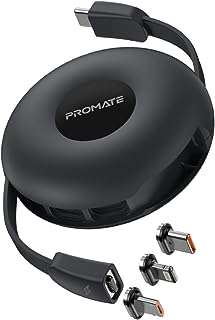 Câble de charge magnétique usb ctm rétractable 3 en 1 promate avec alimentation. DIAYTAR COTE D'IVOIRE  : la destination incontournable pour des achats discount en ligne. Découvrez notre gamme complète de produits discount allant des indispensables de la maison aux dernières tendances en matière de gadgets et d'informatique. Faites des économies tout en obtenant des articles de qualité en un seul clic !