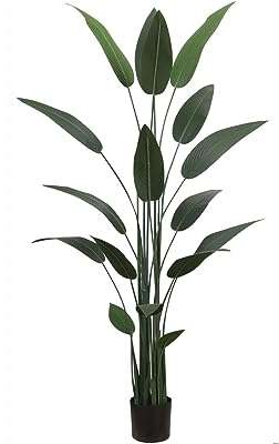 Arbre oiseaux de paradis artificiel glucluse bananier avec 15 feuilles vertes réalistes et pot. DIAYTAR COTE D'IVOIRE, votre source incontournable de bonnes affaires en ligne ! Parcourez notre catalogue diversifié comprenant des produits discount, allant des éléments de décoration d'intérieur à l'électroménager, en passant par l'informatique, la mode et les gadgets abordables.