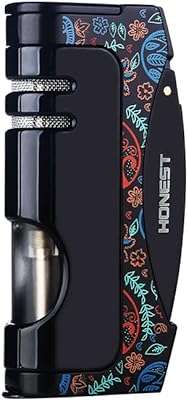 Allume cigare rechargeable en métal coupe vent avec torche au butane bleu jet. DIAYTAR COTE D'IVOIRE  vous offre des produits discount exceptionnels, sans compromis sur la qualité. Parcourez notre sélection variée comprenant des appareils électroménagers fiables, des gadgets innovants et des tendances mode à des prix défiant toute concurrence.