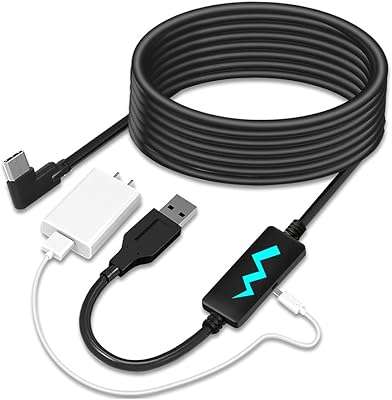 Câble de connexion 5m pour oculus quest 2 avec port de charge séparé pour une alimentation. DIAYTAR COTE D'IVOIRE, votre destination en ligne pour des achats malins. Parcourez notre vaste sélection de produits discount allant de la maison à l'électronique en passant par la mode et l'informatique. Ne sacrifiez pas la qualité pour le prix lorsque vous pouvez avoir les deux chez nous.
