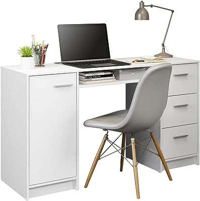 Bureau d'ordinateur et d'écriture madesa home avec 3 tiroirs 1 porte et étagère de rangement. DIAYTAR COTE D'IVOIRE, votre boutique en ligne préférée pour dénicher des produits à prix discount. Rendez-vous sur notre site pour trouver toutes les bonnes affaires de la maison à l'électroménager en passant par les gadgets high-tech. Ne sacrifiez pas la qualité pour économiser, optez pour DIAYTAR COTE D'IVOIRE  !