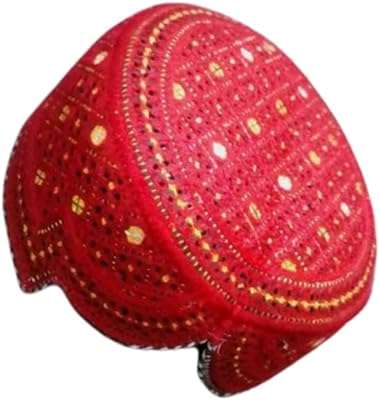 Chapeau topi tricoté à la main de culture traditionnelle sindhi broderie. DIAYTAR COTE D'IVOIRE  : la solution idéale pour des achats malins en ligne. Profitez de notre large gamme de produits discount, allant des appareils électroménagers essentiels aux dernières tendances de la mode, en passant par les accessoires informatiques indispensables, et économisez tout en vous faisant plaisir.