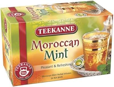 Thé à la menthe marocain teekanne 18 g x 20 sachets de thé. Bienvenue chez DIAYTAR COTE D'IVOIRE, votre guichet unique pour des achats discount en ligne. Parcourez notre catalogue étendu et trouvez des articles variés, allant de l'électroménager pratique à la dernière mode, le tout à des prix imbattables. Profitez de la qualité sans compromis tout en maximisant vos économies chez nous.