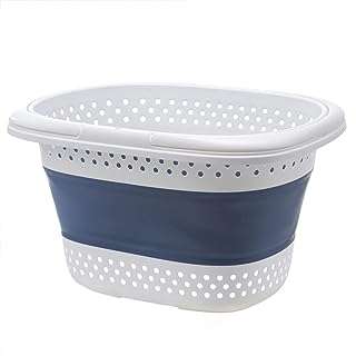 Panier à linge homemarket en plastique avec poignée pliable conteneur de rangement. DIAYTAR COTE D'IVOIRE  vous offre des produits discount exceptionnels, sans compromis sur la qualité. Parcourez notre sélection variée comprenant des appareils électroménagers fiables, des gadgets innovants et des tendances mode à des prix défiant toute concurrence.
