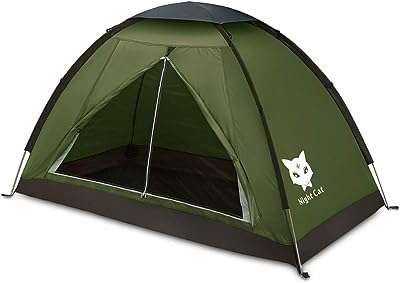 Tente de camping étanche pour une personne nightcat légère installation facile