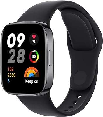 Montre intelligente xiaomi redmi 3 noire écran tactile amoled de 175. DIAYTAR COTE D'IVOIRE  - La boutique en ligne qui vous offre des prix imbattables sur une large gamme de produits discount. Ajoutez du style à votre maison avec nos articles de décoration, simplifiez votre quotidien avec des électroménagers modernes, restez connecté avec nos gadgets technologiques et adoptez les dernières tendances de la mode sans vous ruiner. Faites de bonnes affaires à chaque achat chez nous !