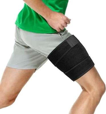 Orthèse de soutien de cuisse manchon de compression pour ischio jambiers avec bande antidérapante. Ne payez pas le prix fort, découvrez DIAYTAR COTE D'IVOIRE  ! Notre boutique en ligne généraliste vous propose une variété de produits discount, des essentiels pour la maison aux appareils électroniques, en passant par la mode et les gadgets. Bénéficiez de prix abordables et de promotions attractives pour réaliser des économies significatives sur vos achats en ligne.