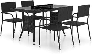 Ensemble table et chaises de jardin vedaxl 5 pièces ensemble de meubles. En quête de produits de qualité à des prix abordables ? DIAYTAR COTE D'IVOIRE  est là pour vous servir. Parcourez notre boutique en ligne et découvrez notre assortiment exhaustif d'articles discount, couvrant tous les univers, de la maison à l'électroménager, en passant par l'informatique, la mode et les gadgets. Vivez une expérience de shopping unique en profitant de tarifs exceptionnels et faites de bonnes affaires en ligne.
