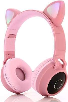 Casque bluetooth sans fil sur l'oreille casque pour enfants pliable à led avec oreilles. DIAYTAR COTE D'IVOIRE  : la destination incontournable pour des achats discount en ligne. Découvrez notre gamme complète de produits discount allant des indispensables de la maison aux dernières tendances en matière de gadgets et d'informatique. Faites des économies tout en obtenant des articles de qualité en un seul clic !