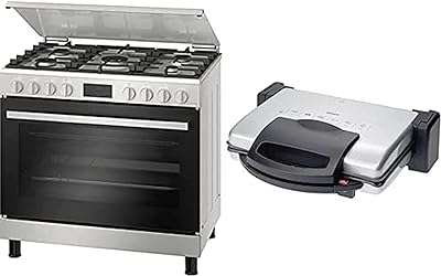 Cuisinière à gaz bosch 90 cm acier inoxydable argent hgw3asq50m"garantie constructeur. DIAYTAR COTE D'IVOIRE  - Votre source incontournable de produits discount pour la maison, l'électroménager, l'informatique, la mode et les gadgets. Nous sommes fiers de vous offrir une sélection variée à des prix exceptionnels. Parcourez notre boutique en ligne dès maintenant et trouvez les meilleures affaires!