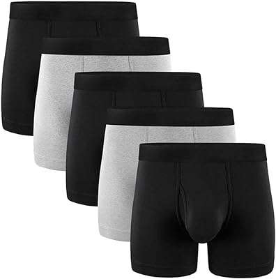 Lot de 5 boxers confortables en coton pour hommes. Vous cherchez des bonnes affaires en ligne ? Ne cherchez pas plus loin que DIAYTAR COTE D'IVOIRE, la boutique en ligne généraliste où vous trouverez tout à prix discount. Explorez notre sélection complète, allant de la maison à l'électroménager, de l'informatique à la mode et aux gadgets, et bénéficiez de tarifs avantageux pour tous vos achats. Réalisez des économies importantes sans compromettre la qualité avec DIAYTAR COTE D'IVOIRE .