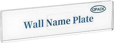 Lot de 12 plaques nominatives murales en acrylique pour bureau. DIAYTAR COTE D'IVOIRE, votre partenaire en ligne pour des produits discount de qualité à des prix imbattables ! Trouvez tout ce dont vous avez besoin, des articles pour la maison aux appareils électroménagers, en passant par les accessoires informatiques et les produits tendance de la mode. Faites des bonnes affaires dès maintenant en visitant notre boutique en ligne.