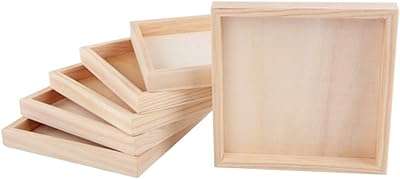 Plateau de service en bois inachevé psyportable puzzle carré de 6 pièces. DIAYTAR COTE D'IVOIRE  - votre guichet unique pour des produits discount dans tous les domaines. Redécorez votre maison, améliorez votre cuisine, restez à la pointe de la mode et profitez des derniers gadgets, le tout à des prix exceptionnels. Dites adieu aux achats coûteux et bienvenue aux bonnes affaires !