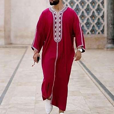 Thobe arabe saoudien pour hommes jubba dishdasha robe à manches longues. Chez DIAYTAR COTE D'IVOIRE, nous croyons que le shopping discount ne devrait pas signifier sacrifier la qualité. Parcourez notre boutique en ligne pour trouver des prix imbattables sur une large sélection de produits, allant de l'électroménager à la mode. Achetez malin avec DIAYTAR COTE D'IVOIRE  !