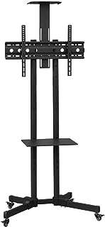 Ruqiwemi support tv au sol avec roulettes chariot roulant à étagère réglable en hauteur. À la recherche de bons plans ? Ne cherchez plus, DIAYTAR COTE D'IVOIRE  est là pour vous ! Naviguez à travers notre boutique en ligne proposant une large sélection de produits discount, des articles pour la maison à l'électroménager, en passant par l'informatique, la mode et les gadgets branchés.