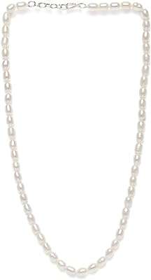 Collier de perles de riz d'eau douce de qualité aaa plus de 4 à 5 mm pour femme. Découvrez DIAYTAR COTE D'IVOIRE, votre source incontournable de bons plans discount en ligne. Trouvez tout ce dont vous avez besoin, des produits de maison essentiels aux gadgets high-tech, le tout à des prix imbattables. Faites des économies tout en vous offrant de la qualité grâce à notre sélection variée et attrayante.